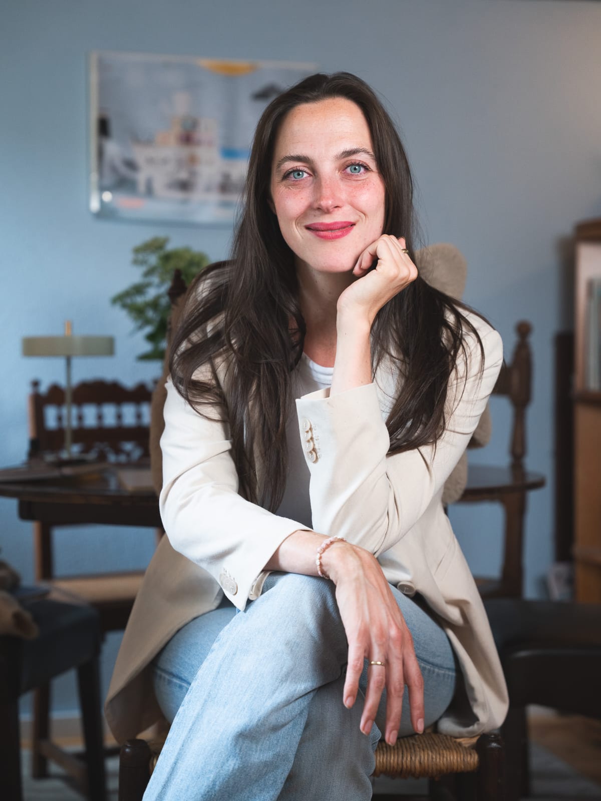 Marie Christin Papadopoulos in ihrer Beratungspraxis